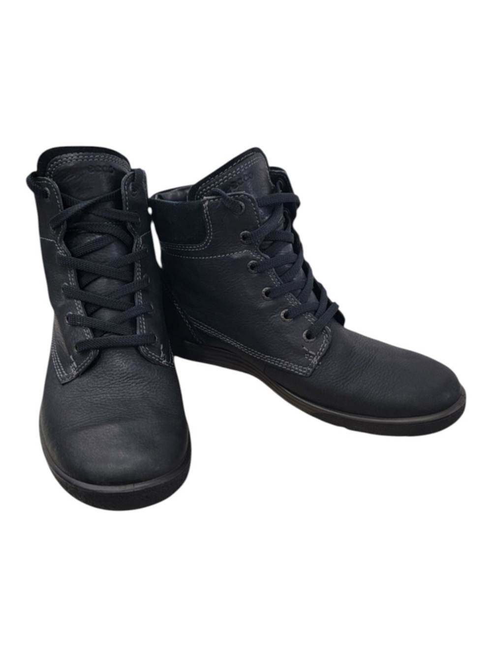 ECCO Chase II GTX Boot Gore Tex Black Leather Ankle Lace Up Women’s Size 9